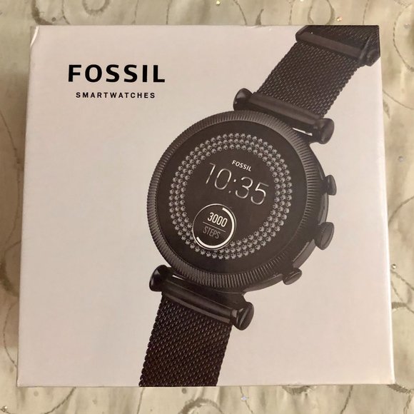 Sloan HR Smartwatch Black Stainless Steel Mesh Set main image 4